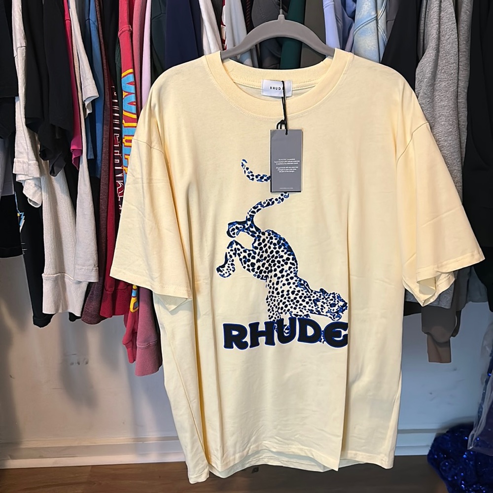Rhude cheetah shirt
